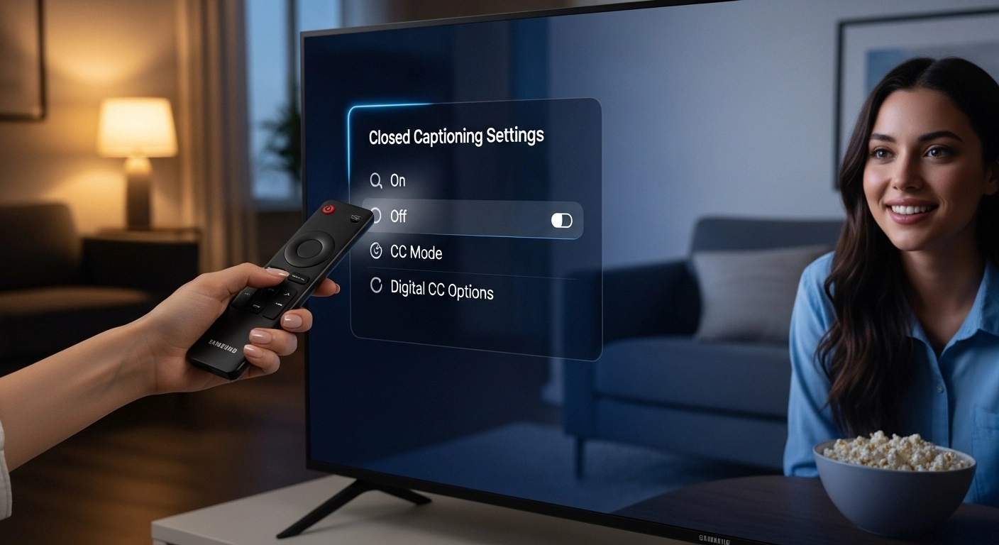 How to Enable Closed Caption on Samsung TV