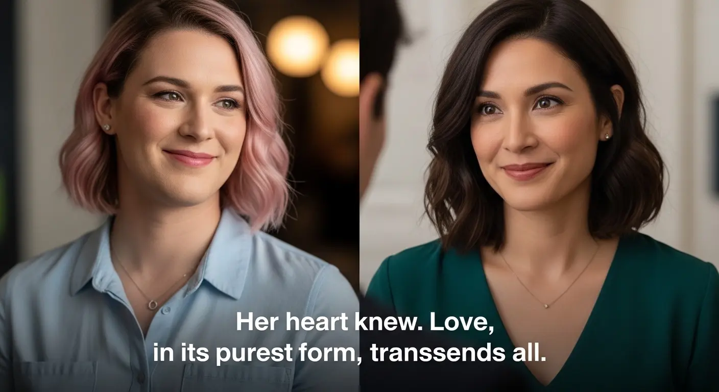 lesbian tg captions