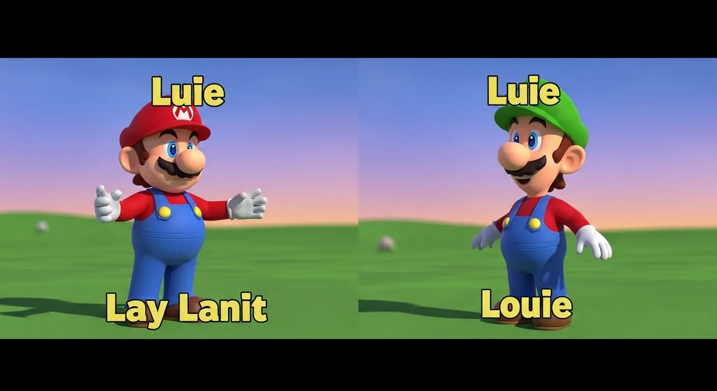 mario and luigi captions