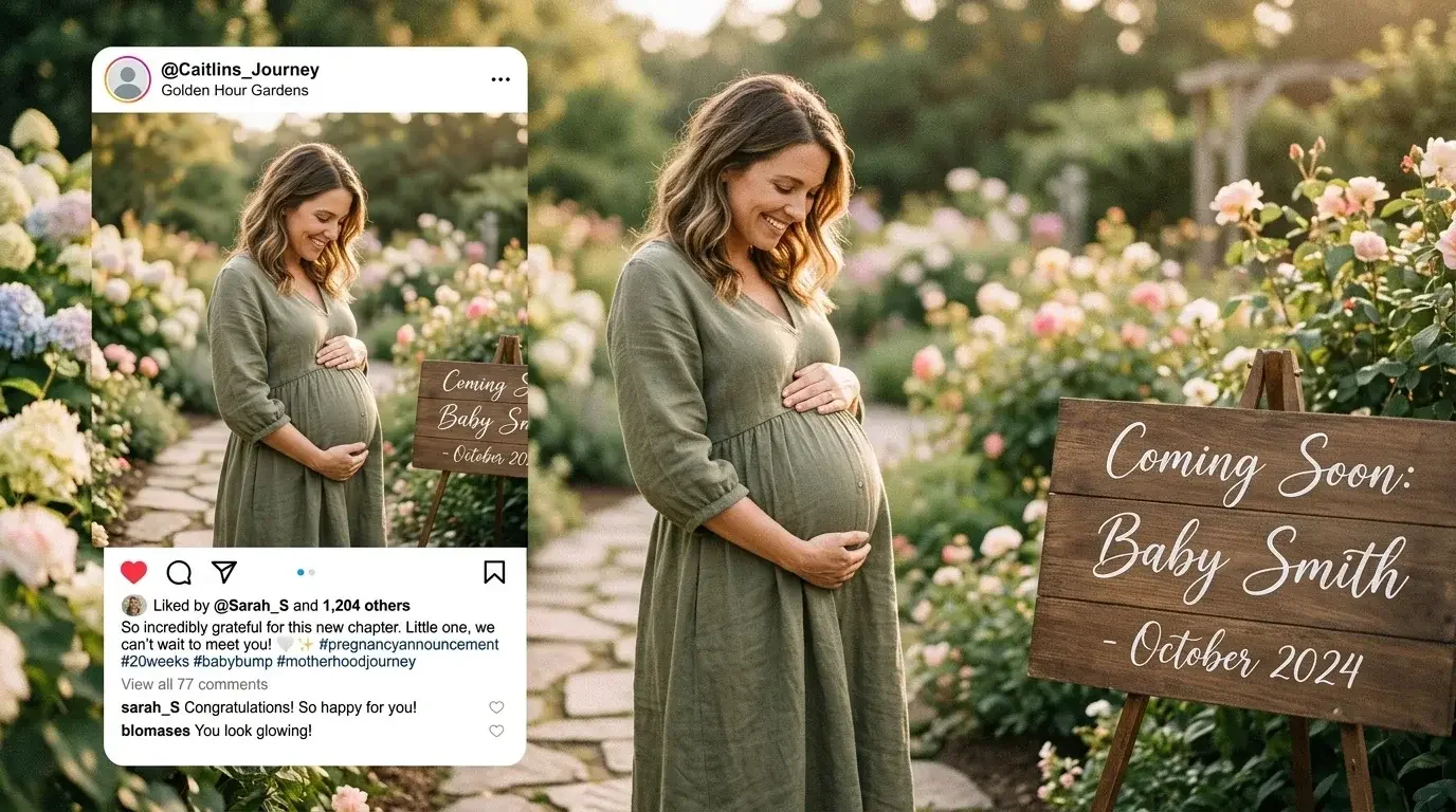 pregnancy captions for instagram
