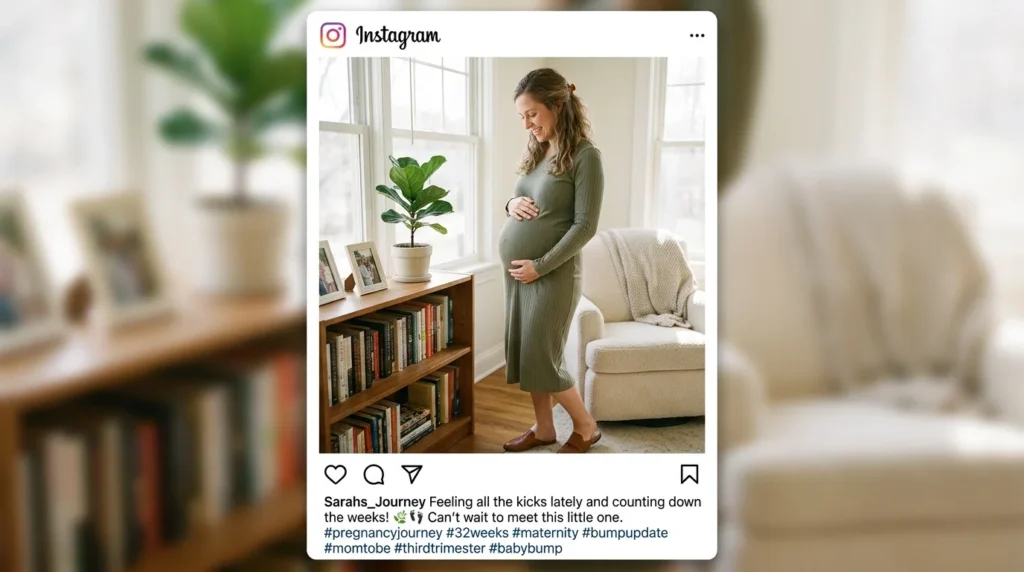 pregnancy instagram captions
