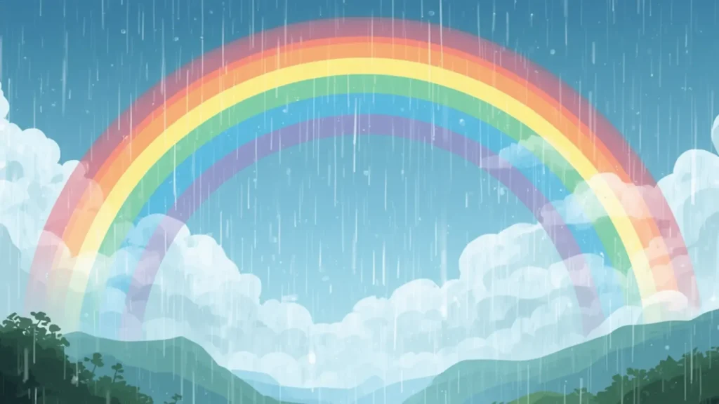 rainbow captions