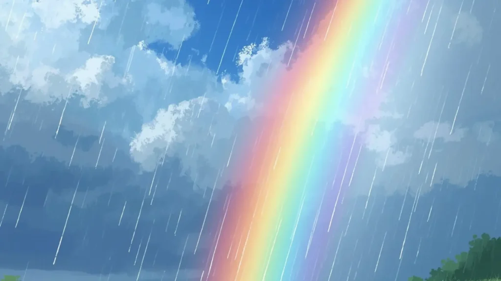 rainbow captions