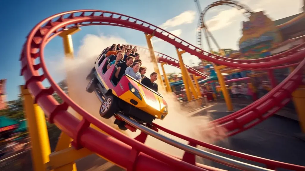 roller coaster captions
