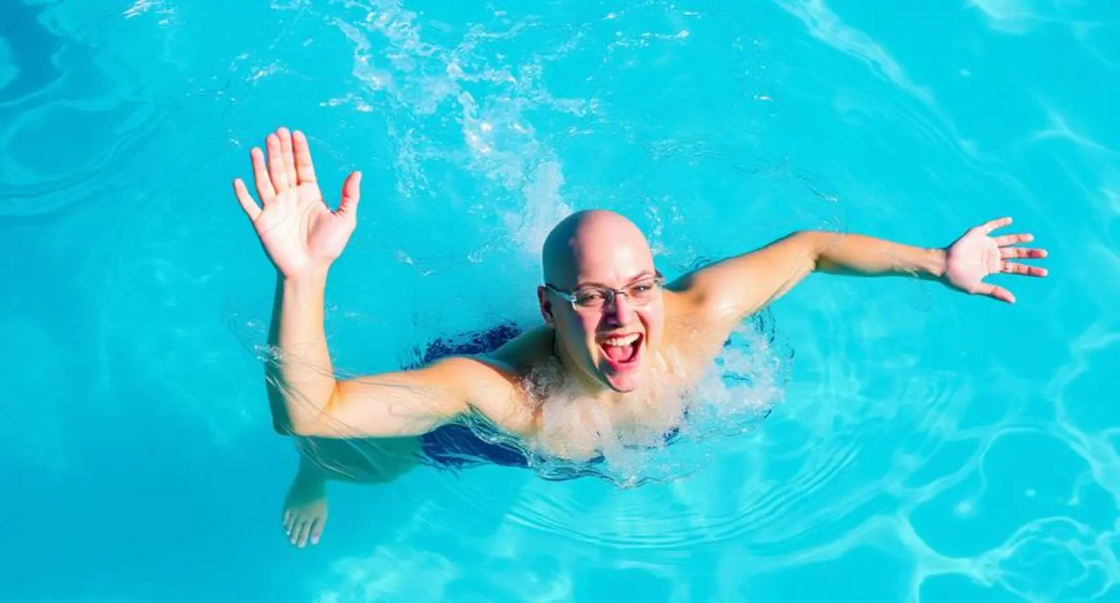 swimming captions